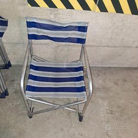 Sedie in alluminio tipo regista