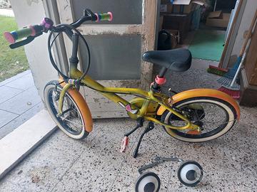 bicicletta bimbi Decathlon con ruotine