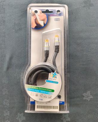 Cavo S- VHS maschio con spinotti placcati oro