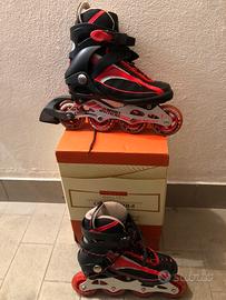 Pattini in linea n.38 con protezioni