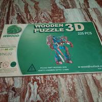 Puzzle legno 3d