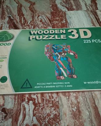 Puzzle legno 3d