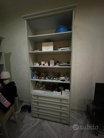 Scrivania+ libreria 