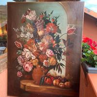 Dipinto fiori e frutta