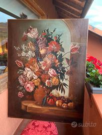 Dipinto fiori e frutta