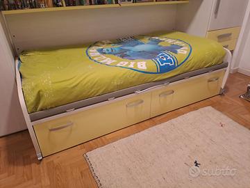 Letto singolo una piazza