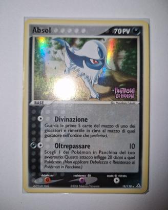 Pokemon Absol 18/110 stamped