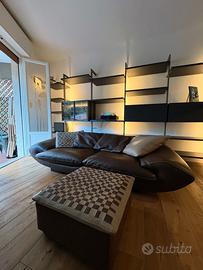 Divano Artigianale in Vera Pelle Toscana