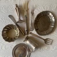 Lotto sterling argento silver plated placcato