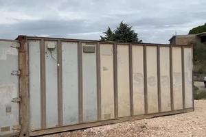 Container 6 m x 2,5m x 2,5 alluminio/ferro