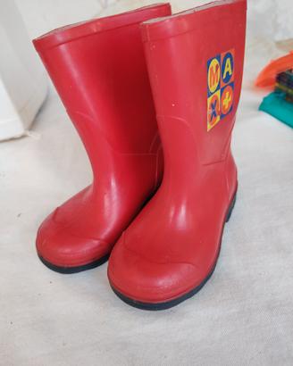 stivaletti per pioggia bambini n. 23