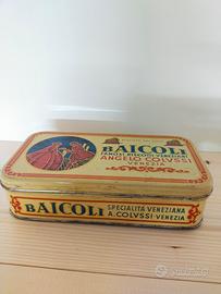 Scatola di latta Vintage Baicoli