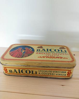 Scatola di latta Vintage Baicoli