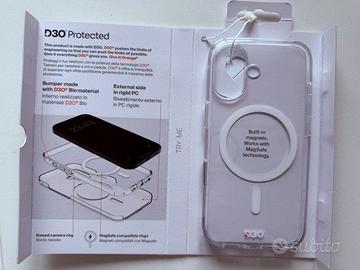 Cover PURO D3O BIO Impact Clear p/ iPhone 17 Nuova