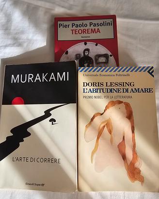 3 libri Murakami-Pasolini-Lessing