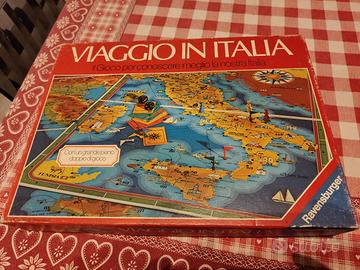 Gioco in scatola vintage Viaggio in Italia