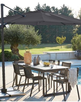 OMBRELLONE RECLINABILE + BASI E TELO DI COPERTURA