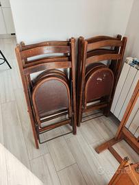 6 sedie pieghevoli STAKMORE — Made in England