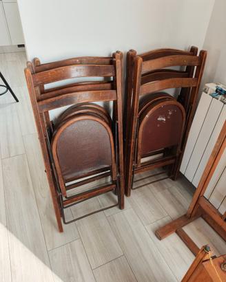 6 sedie pieghevoli STAKMORE — Made in England