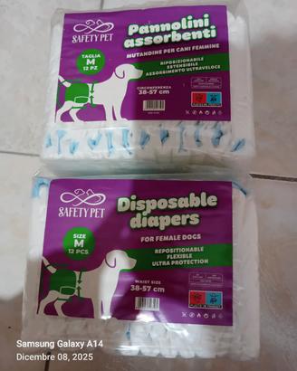 pannolini per cani 