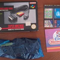 Cavo scart originale snes super Nintendo boxato