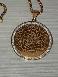 Collana Amuleto 7 Arcangeli Portafortuna Magia