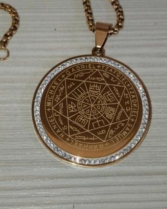 Collana Amuleto 7 Arcangeli Portafortuna Magia