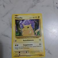 Carta pokemon-Pikachu-2016-perfette condizioni