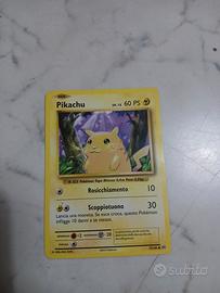 Carta pokemon-Pikachu-2016-perfette condizioni