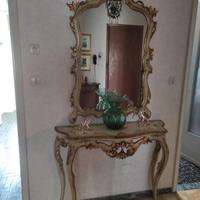 Console con specchiera