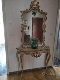 Console con specchiera