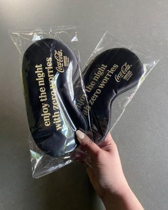 Set 2 mascherine per dormire - Coca-Cola Edition