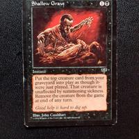 MTG Magic the Gathering Shallow Grave Mirage LP