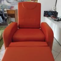 Poltrone Relax Reclinabile Rosso