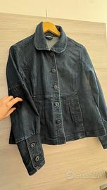 Giaccia jeans donna sciancrata