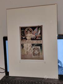 Poster pubblicitario riproduzione del Martini