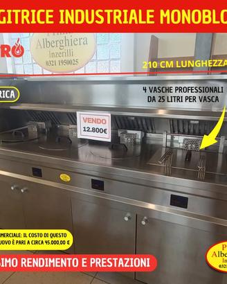 Friggitrice Industriale Monoblocco