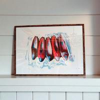 Mario Schifano " Scarpe  "