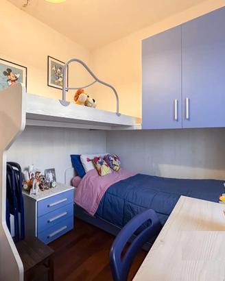 Cameretta 2 letti con soppalco nuova