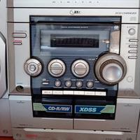 radio cd e cassette 