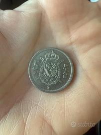 Moneta 5 Pesetas Spagna 1975 - Juan Carlos I
