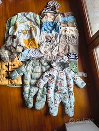 vestiti bimbo taglia 0/3 50/56 cm 