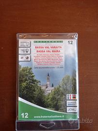 Cartina escursionistica Bassa Val Varaita