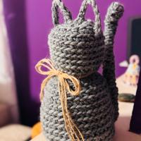 FERMAPORTA - SOPRAMMOBILE GATTO 100% ALPACA