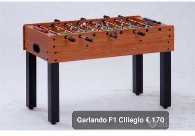 Calciobalilla Garlando F1 CILIEGIO Nuovo in box