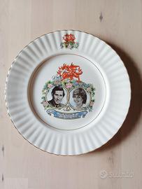 Piatto Commemorativo Matrimonio Carlo e Diana