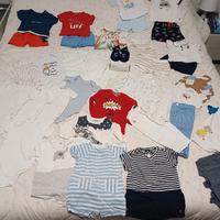 lotto abbigliamento bimbo dai 3/6 mesi ai 6/9 mesi