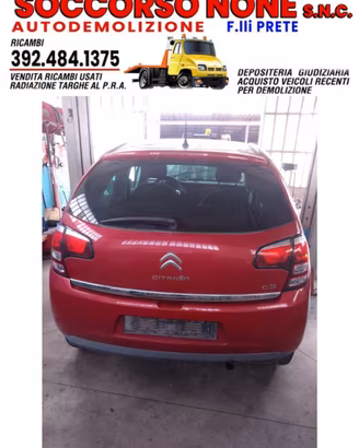 Ricambi Citroen C3 cod: HM01 motore non funzionant