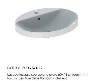Lavabo incasso nuovo