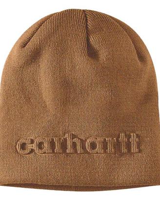 Carhartt Beanie Embossed Marrone - Cappello